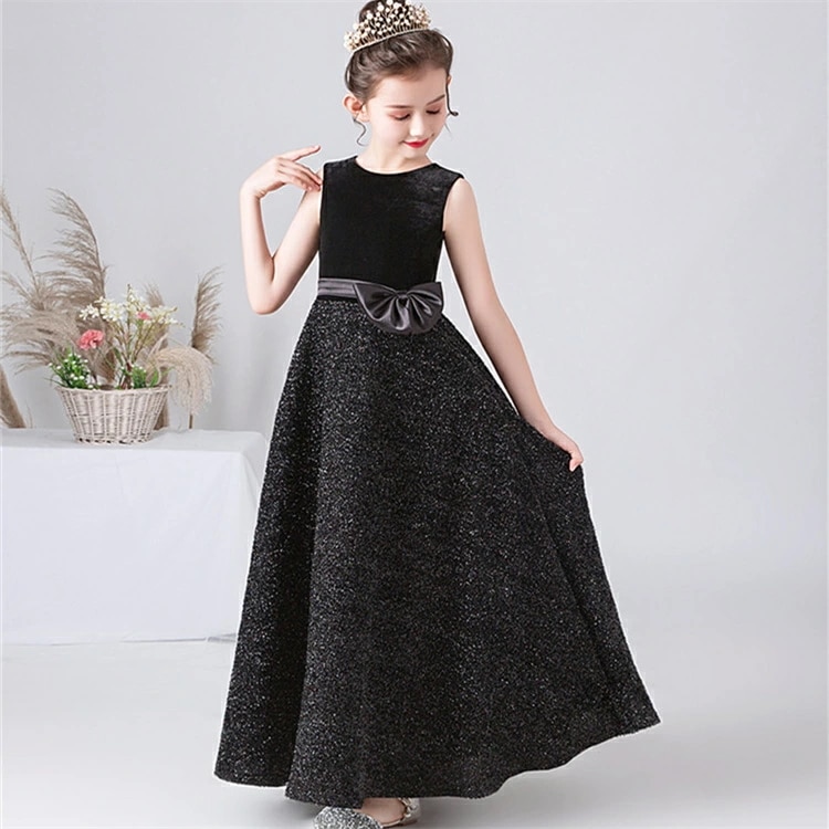 【即納1049】子供ドレス ピアノ発表会 女子 子どもドレス ジュニア ドレス ロング 中学生 高校生 大きいサイズ ゆったり おすすめ 発表会 ワンピース 手作り ハンドメイド おしゃれ 大人っぽい