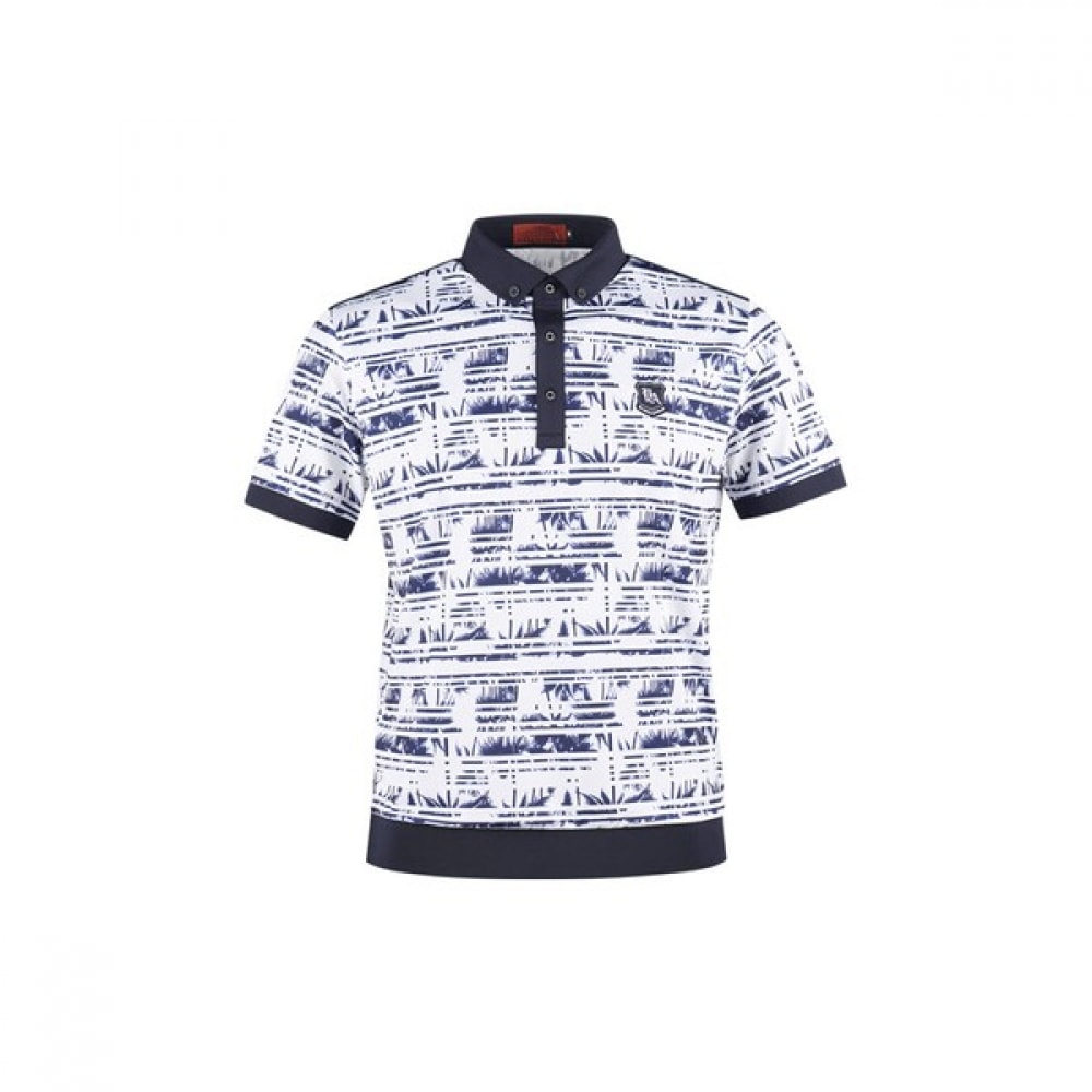 (ラックスゴルフ) ラックスゴルフ山口メンズプレミアムシボリ半袖ゴルフシャツ YG3M405