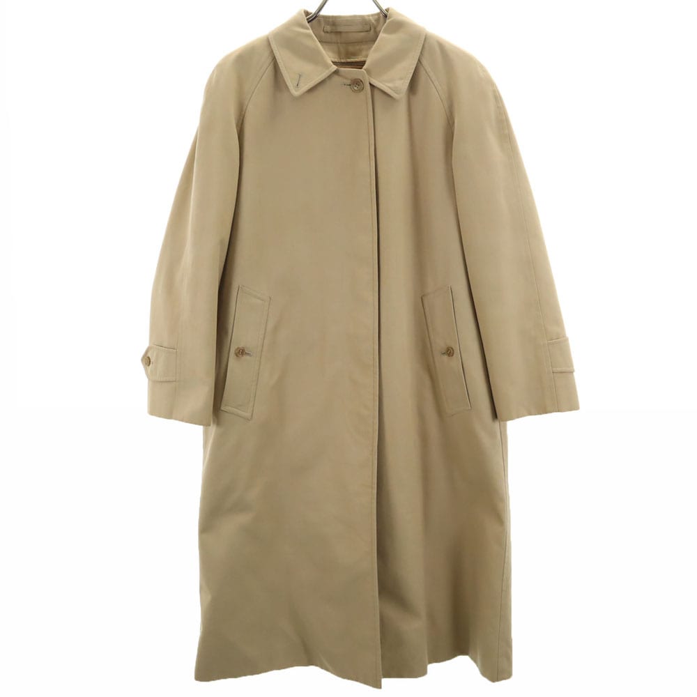 バーバリーズ 90s オールド 長袖 ライナー付き ステンカラーコート 7AB2 ベージュ系 Burberrys レディース