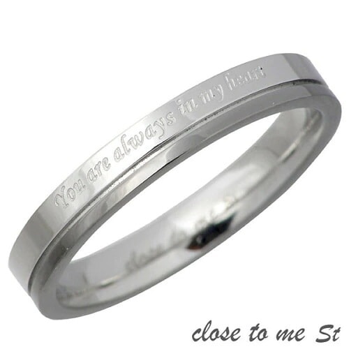 クロストゥーミー close to me ステンレス リング 金属アレルギー対応