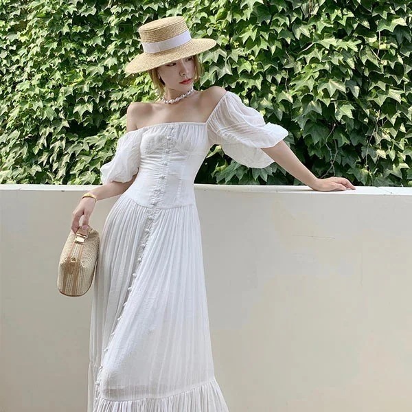 スカートロングスカートス リゾートス ビーチ かわいい 結婚式 披露宴 半袖 リゾート お呼ばれ マキシワンピ 無地 セクシー ロングス サマー おしゃれ エレリゾート 旅行