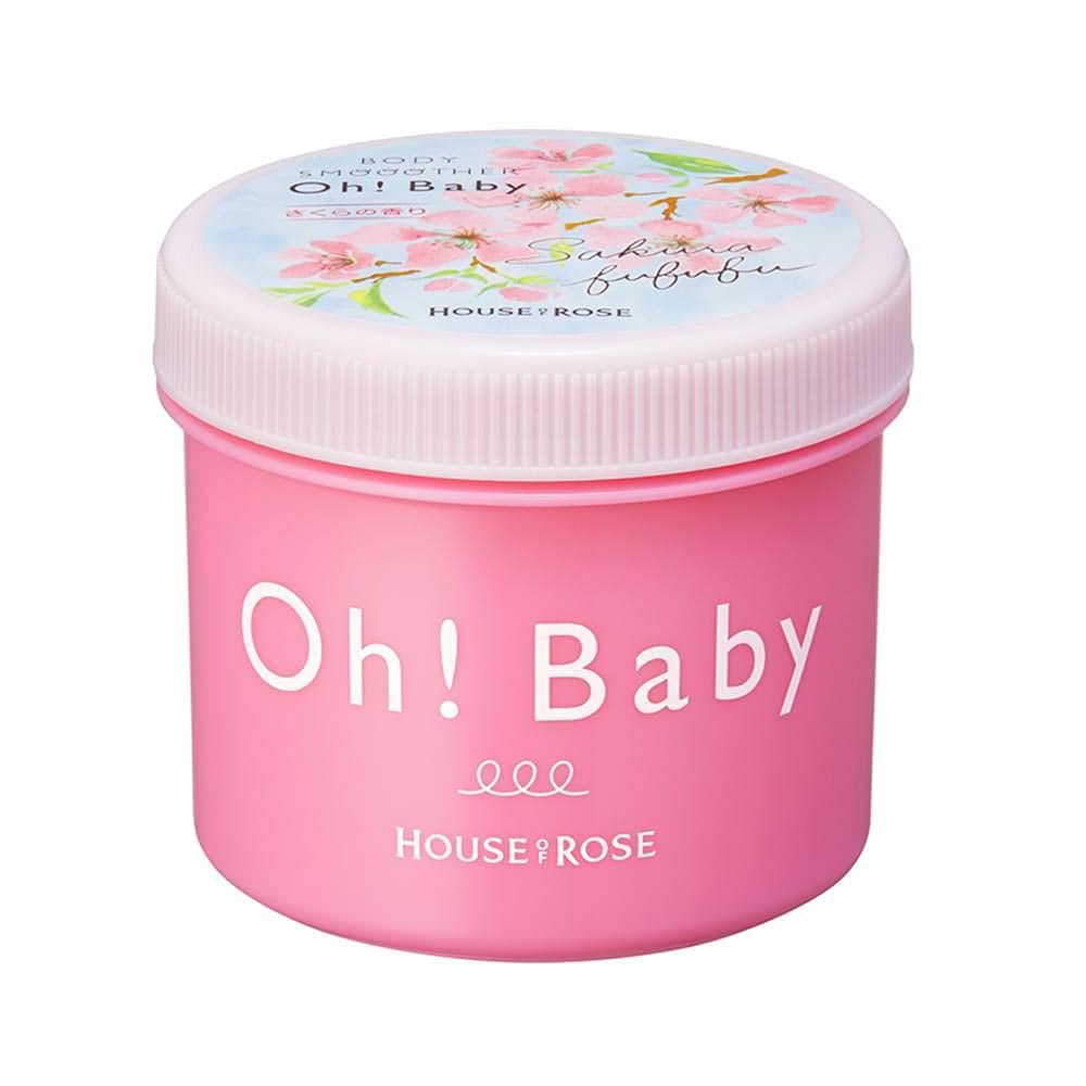 ハウスオブローゼ ボディスムーザー SK (さくらの香り) 350g / ボディスクラブ ボディケア 桜 陽光桜 温泉水 肘 膝 かかと お尻 黒ずみ 角質 日本製 プレゼント 女性 5,131円