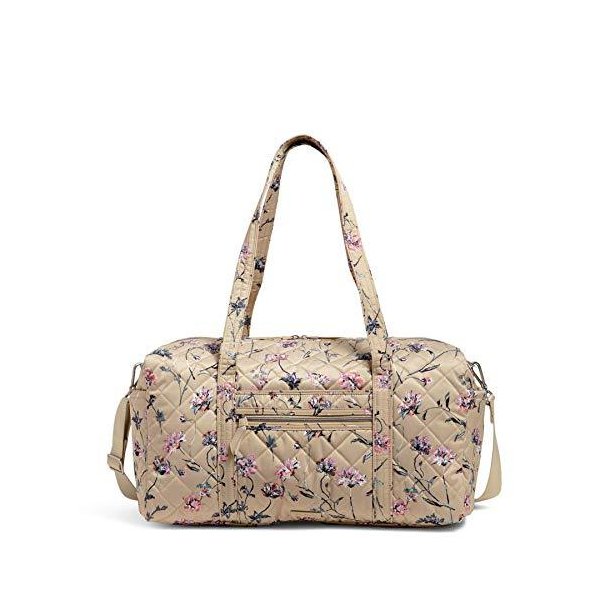 Vera Bradley Performance Twill Medium Travel Duffle Bag， Strawflowers 並行輸入品