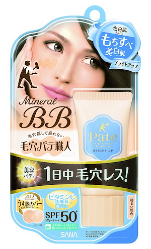 毛穴パテ職人 ミネラルBBクリーム ブライトアップ 明るい肌色 30ｇ