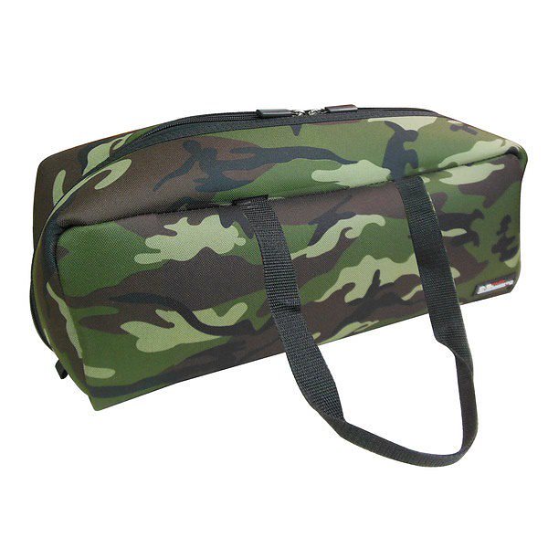 (業務用20セット)DBLTACT トレジャーボックス(作業バッグ/手提げ鞄) Lサイズ 自立型/軽量 DTQ-L-CA 迷彩 収納用具