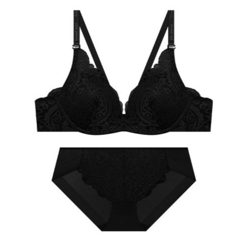 ムーディナイトレースブラパンツ セット -ブラック85A 100 8,759円