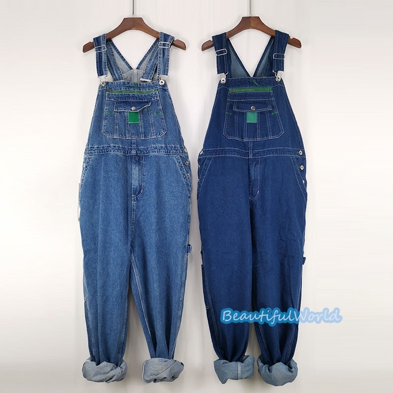 サロペット メンズ オーバーオール デニムオーバーオール つなぎ オールインワン サスペンダー ストリートアメカジ 作業服 春秋 お洒落24bdk38