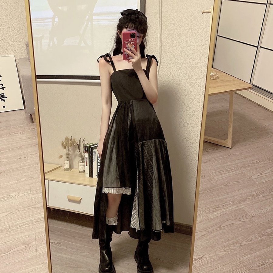 【期間限定特価】キャミロングワンピース韓国ファッションK-PPV系系レースオルチャンスリット3992 母の日のプレゼント