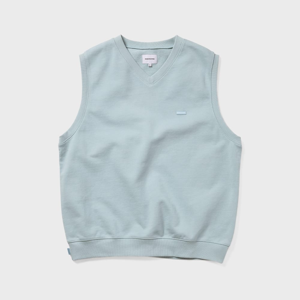 ディスイズネバー댓 V ネック ベスト ライトアクア T.N.T. Classic