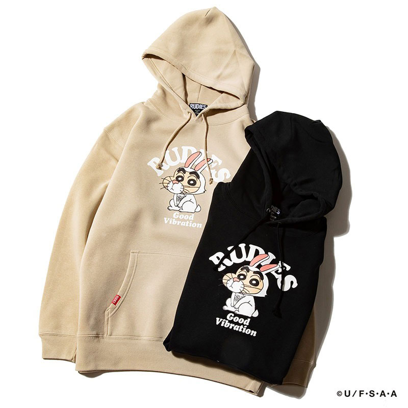 ルーディーズ パーカー RUDIE S プルオーバーパーカー クレヨンしんちゃん コラボ メンズ レディースパーカー・トレーナー