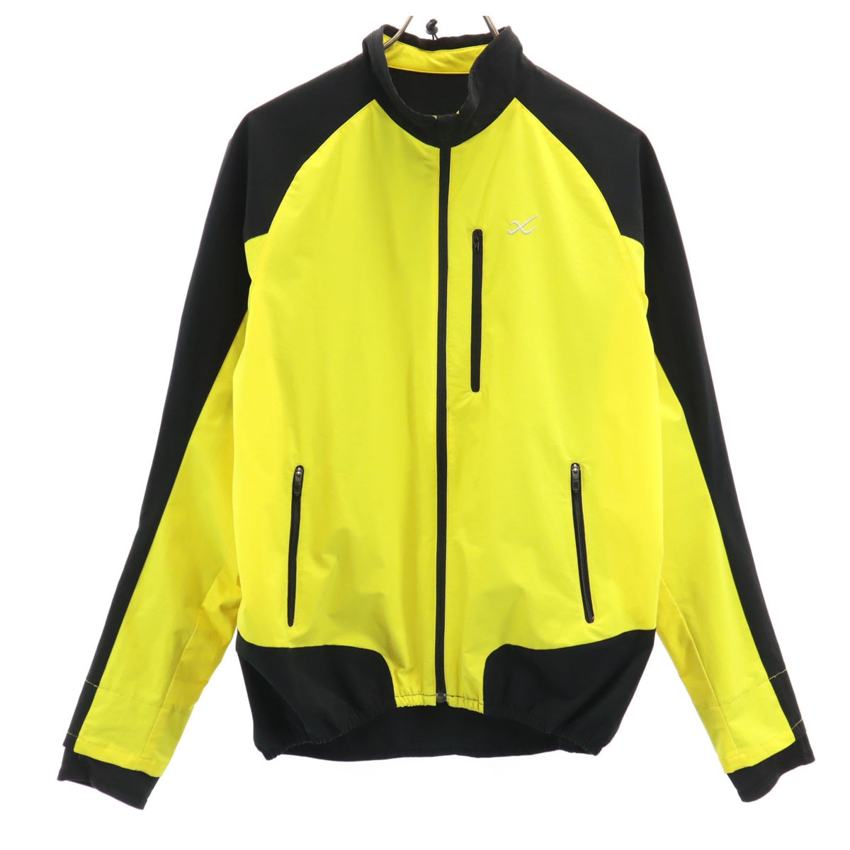 ウインドブレーカー M イエロー ジャケット ワコール メンズ 古着
