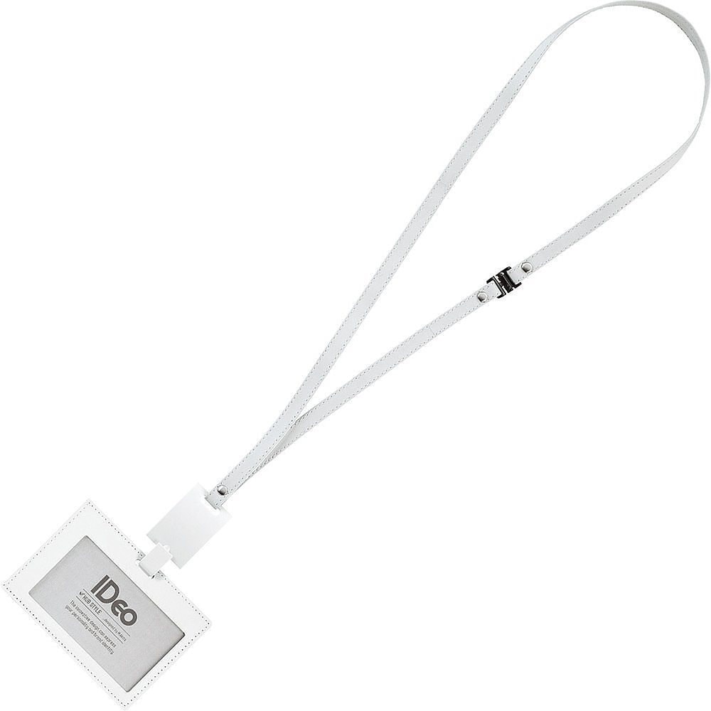 （まとめ買い）ネームカードホルダー IDeo 白 NM-RK195W [x3]