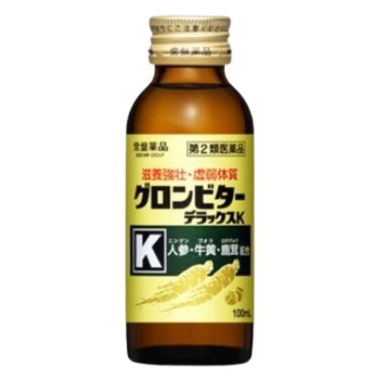 第2類医薬品 100本セット 常盤薬品 グロンビターデラックスK 100ml 滋養強壮薬