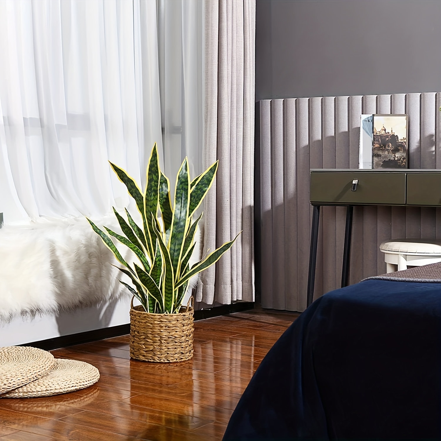 フェイクプラント 観葉植物 サンセベリア 人工植物 グリーン 癒し リラックス 玄関 庭 リビング ダイニング 室内 屋外 インテリア