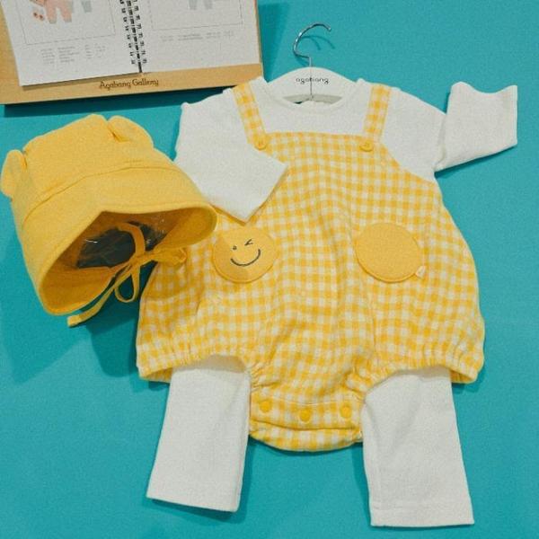 CB01 26SS スマイルチェックボディスーツ上下 01T127907 (43580834)