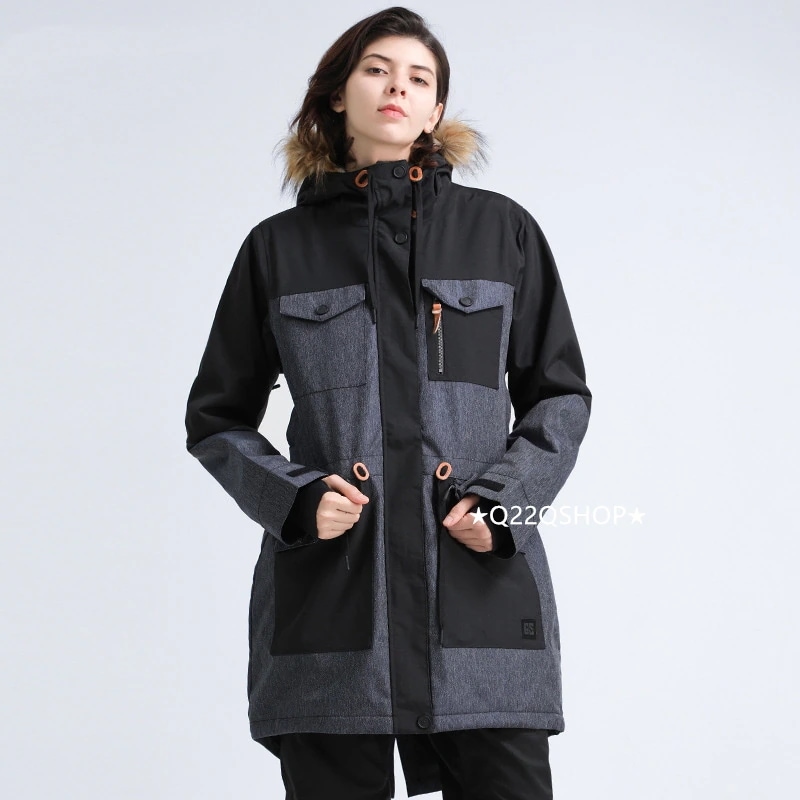 スノボウェア 2025 単品 トップス メンズ レディース アウター パーカー ジャケット 黒 厚手 ウィンタースポーツ スノーボードウェア スキーウェア スノーウェア 防水防寒韓国風 9,049円