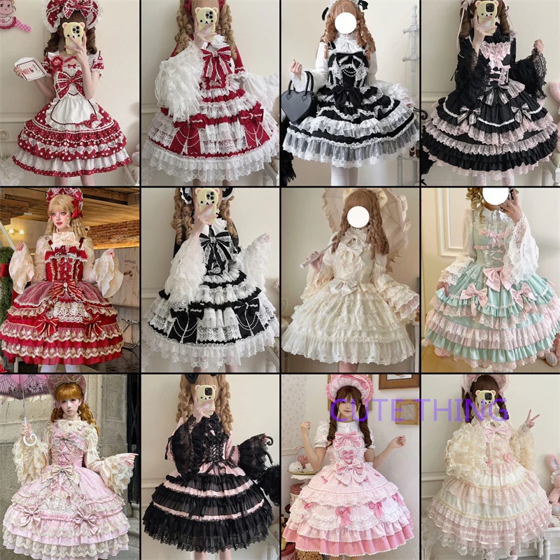 2025新作オリジナルデザインかわいいロリータ公主洋装フルセット コスプレ ロリータお茶会 ゴスロリ 洋風 貴族風 レ ロリータドレス コスチューム