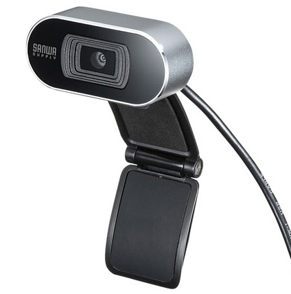 サンワサプライ 200万画素 オートフォーカスWEBカメラ（シルバー） CMSV45S