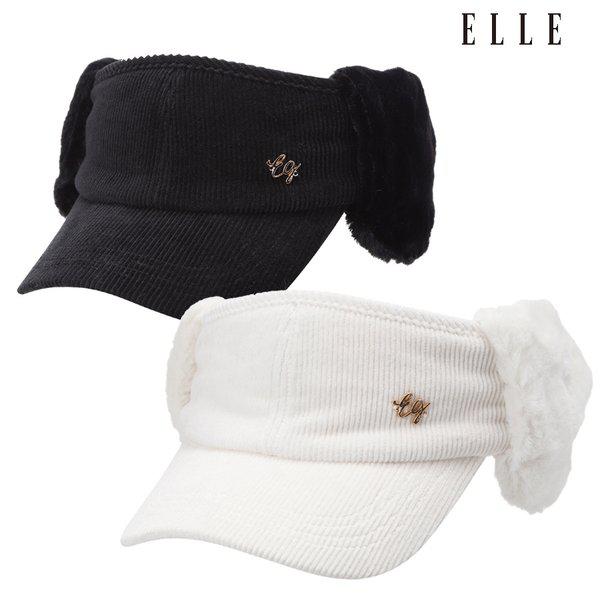 耳当て着脱式ロゴポイントサンバイザー（女性）6J87451_CJ