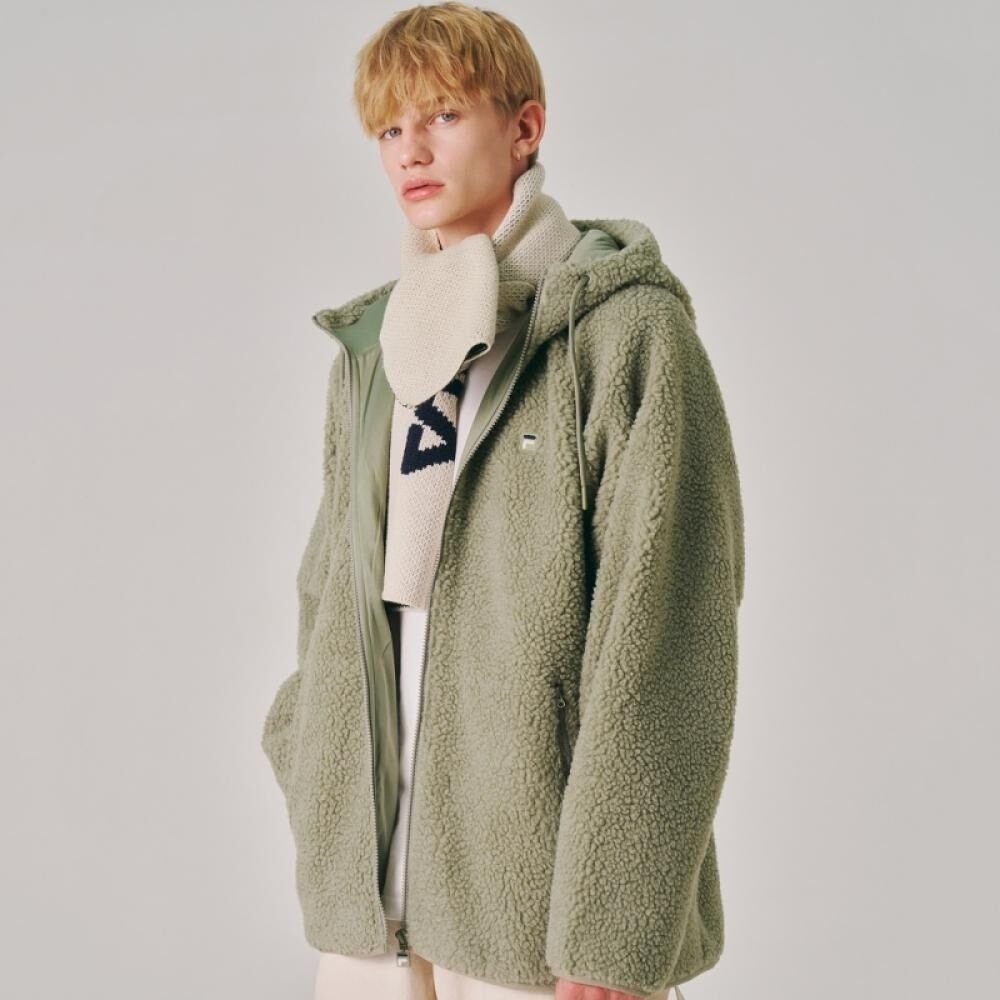 フィラ (Fila) リニアボアフード付きフリース_FE2JKE6101x_KHI