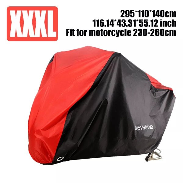 モーターサイクルカバー 295cm エンジンカバー 屋外 屋内 UV保護 防水 雪 d25