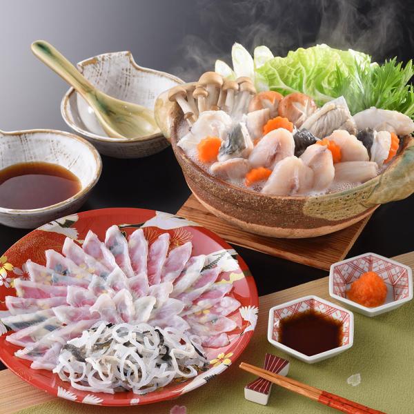 関とら本店 とらふく刺身とふくちりセット とらふぐ刺身40g とらふぐ皮20g ふぐちり200g てっちり SISK