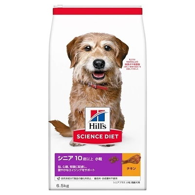 他サイト： ドッグフード　サイエンスダイエット　シニアプラス　１０歳以上　小粒　高齢犬用　チキン　６．５ｋｇ　ヒルズ　犬　ＣＲＣ45―05―19―10―50の商品画像