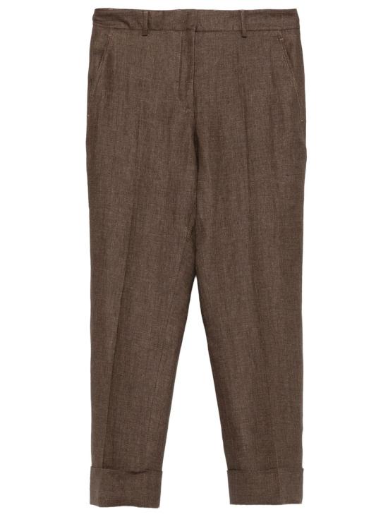 INCOTEX Women Tapered Pants 172785 D7058 611 CACAO