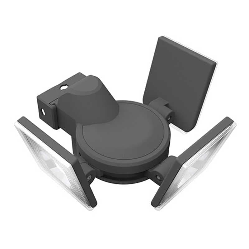 ムサシ　7.5W×3灯スライド型LEDソーラーセンサーライト　CSC25