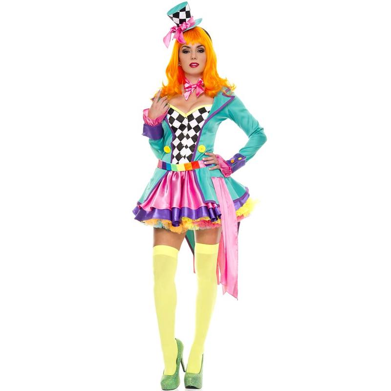 コスプレ 仮装 ハッター・ホッティー XS 【 コスプレ 衣装 ハロウィン 仮装 コスチューム 不思議の国のアリス グッズ 帽子 レディース マッドハッター 帽子屋 女性用 童話 大人用 パーティーグ