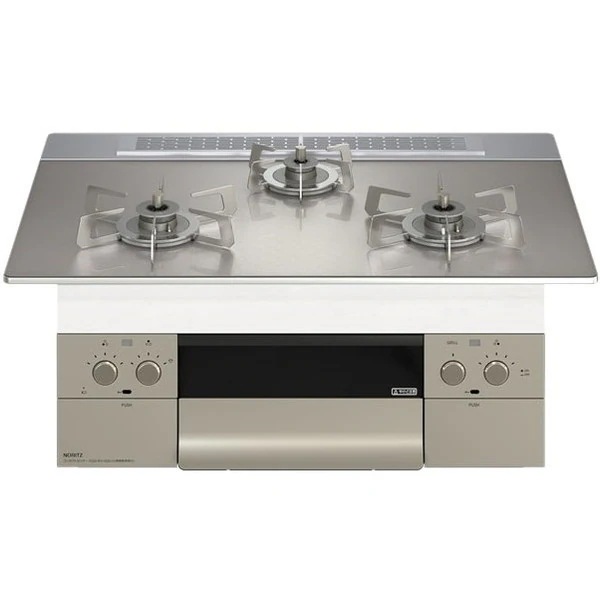 ビルトインガスコンロ プロパンガス用 3口 両側強火力 60cmタイプ N3WU3PWASKSTESC-LP Orche FLAT