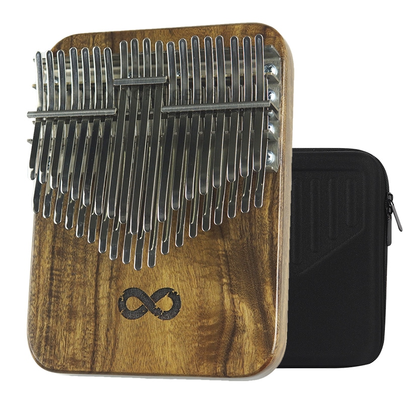 カリンバ 38鍵 クロマチック C/B/Bb調 アカシア材 高音質 プロ仕様 ケース付き 音楽療法対応 親指ピアノ38キー Kalimba Mbira キッズ ギフト 贈り物 楽器セット