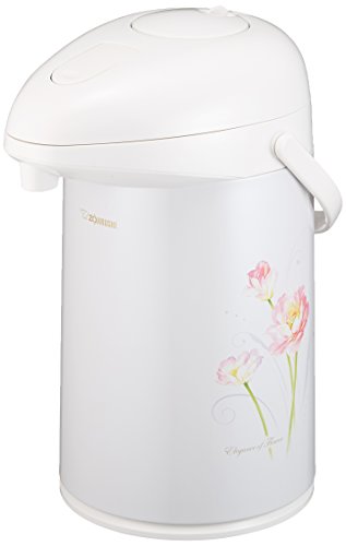 色：エレガンスフラワー サイズ：3.0L 象印マホービン(ZOJIRUSHI) ガラス魔法瓶 エアー