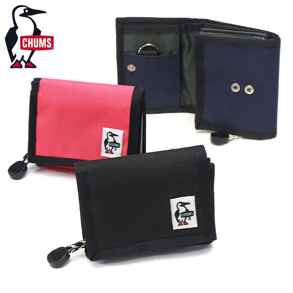 日本正規品 二つ折り財布 メンズ レディース パスケース キーケース 定期入れ 小銭入れあり 小さい アウトドア リサイクルマルチウォレット CH60-3988