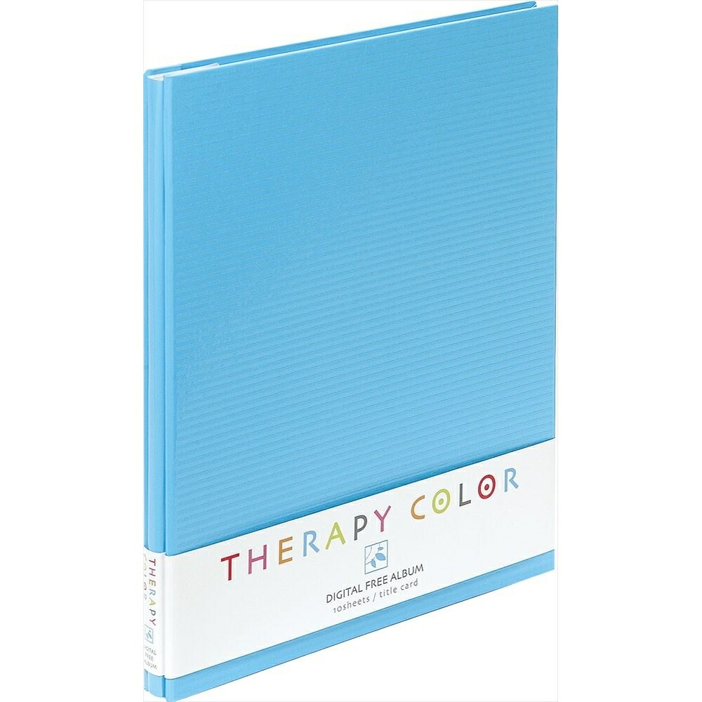 （まとめ買い）セラピーカラー フエルアルバム A4 プラコート台紙 ピュアブルー TCAF-A4/N-PB [x3]