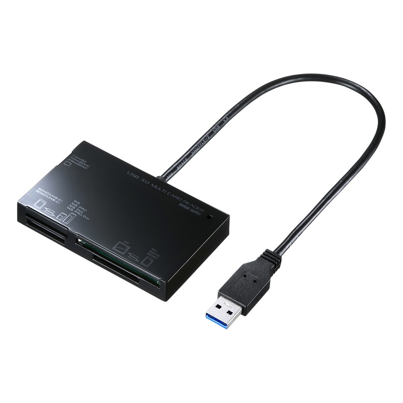 USB3.0カードリーダー ブラック ADR-3ML35BK