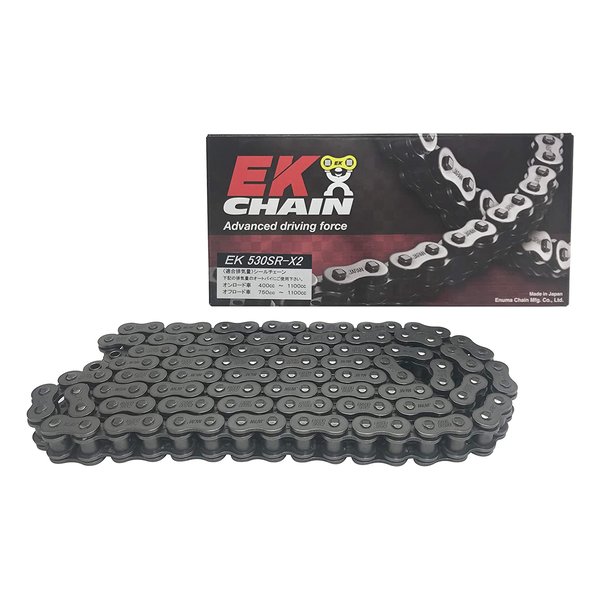 EK チェーン 530SR-X2 120L SLJ QXリングシールチェーン スチール