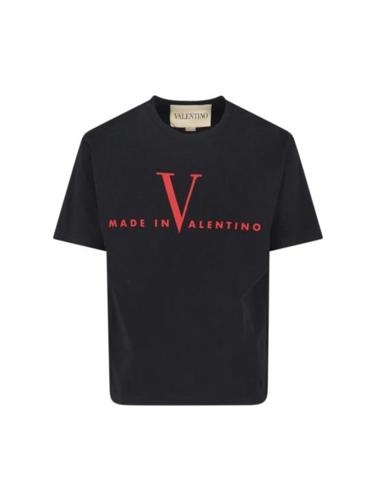 VALENTINO GARAVANI Men T-Shirts 8V3MG16PBAQ0NR Black