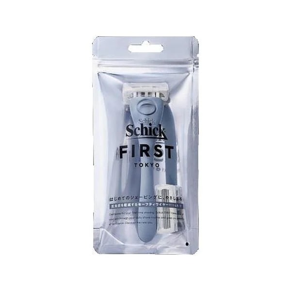 5個セット/【メール便】シックファースト シェービング ホルダー（刃付き＋替刃1コ） デニムインディゴ 1本[シック・ジャパン]