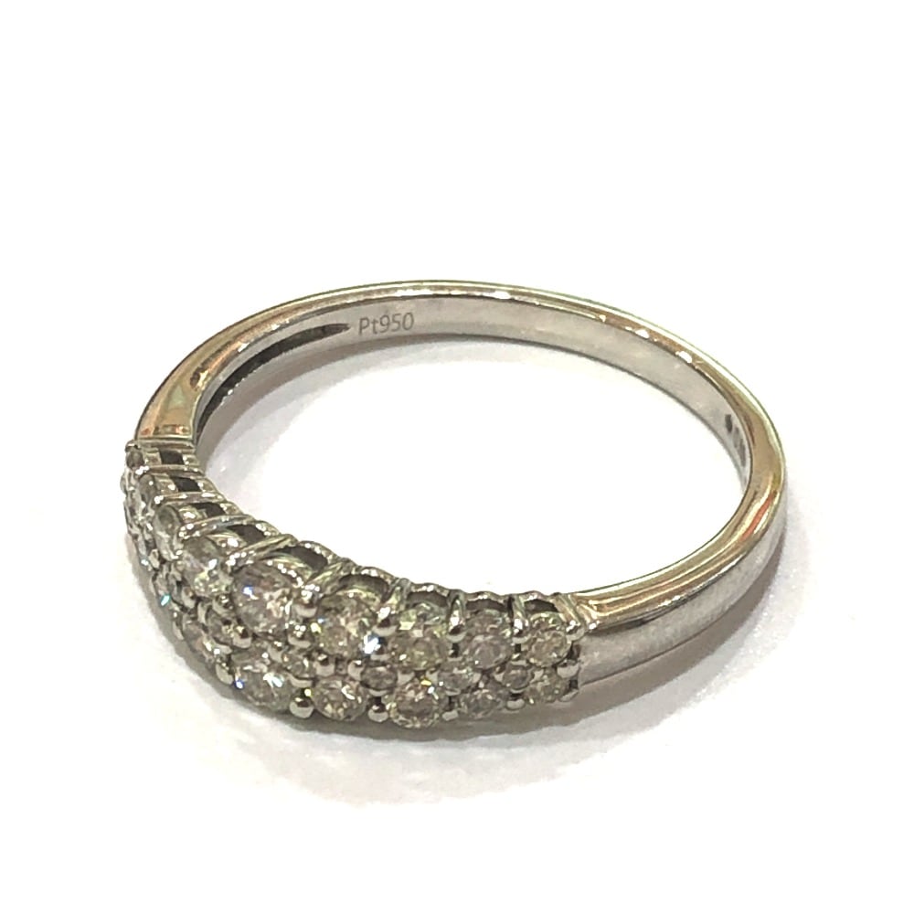 jewelry ジュエリー リング・指輪 Pt950 D0.80ct 天然ダイヤモンド 4.7g ラウンド ブリリアント Pt950 シルバー