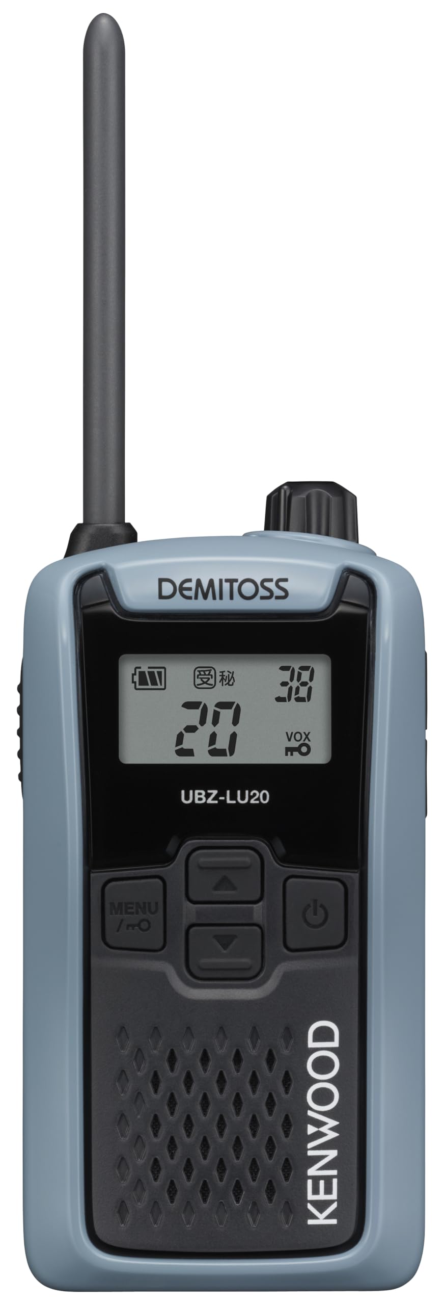 ケンウッド UBZ-LU20H 特定小電力トランシーバー DEMITOSS(デミトス) ブルーグレー