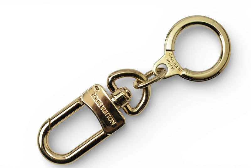 ルイヴィトン 美品 キーリング/キーホルダー/チャーム LOUIS VUITTON キーリング アノクレ M62694 ゴールド【中古】