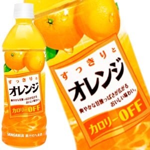 サンガリア すっきりとオレンジ 500mlPET48本［24本2箱］［賞味期限:4ヶ月以上］［送料無料］58営業日以内に出荷