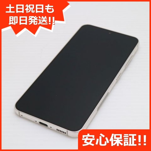 新品同様 SCG19 Galaxy S23 クリーム AU スマホ SAMSUNG 即日発送 土日祝発送OK 134