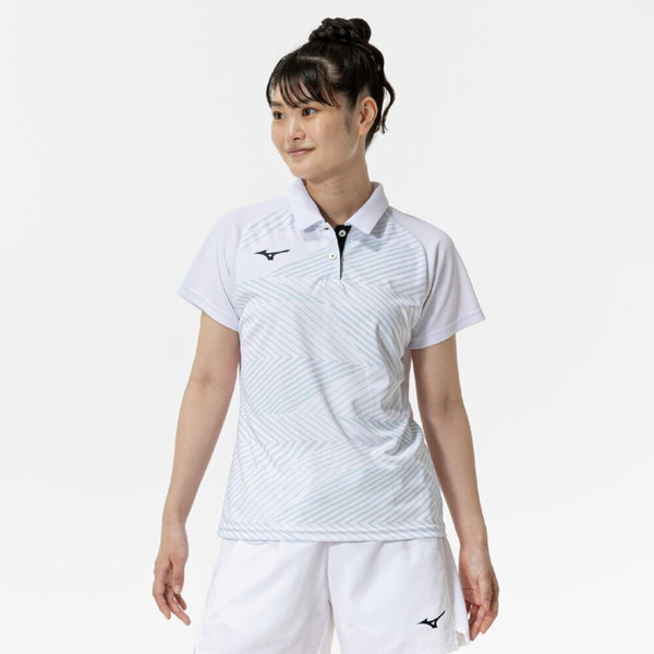 ミズノ MIZUNO ゲームシャツ ラケットスポーツ 半袖 レディース 62JAC22301