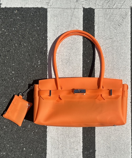【DEINET】 JELLY TWO-WAY BAG IN ORANGE ショルダーバッグ 正規品