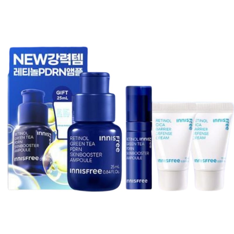 レチノール ピーディーアールエヌ スキンブースター アンプル 25ml+5ml+レチノールシカクリーム10ml+10ml