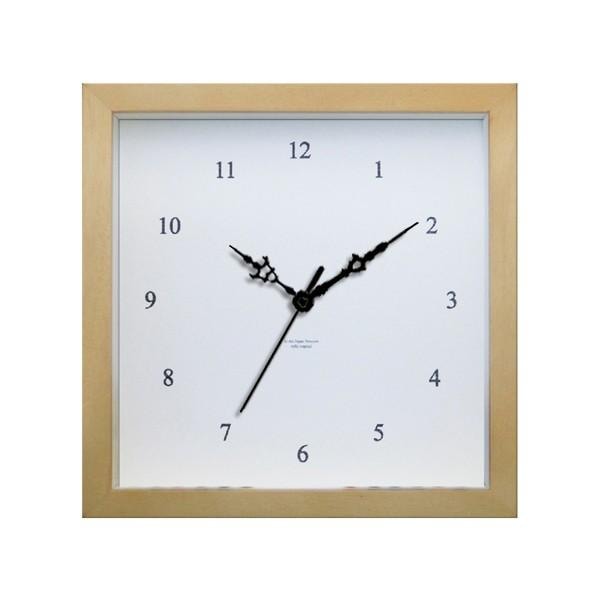 壁掛け時計 ウォールクロック おしゃれ レトロ アンティーク シンプル 木枠 ナチュラル