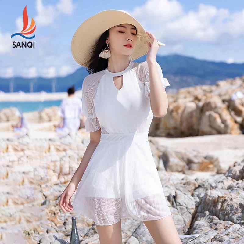 水着 かわいい レディース ワンピース スカート 体型カバー 着痩せ 無地 セクシー バックレス 温泉 旅行 ビーチウェア 大きいサイズ メッシュ カジュアル モノクロ 7,899円