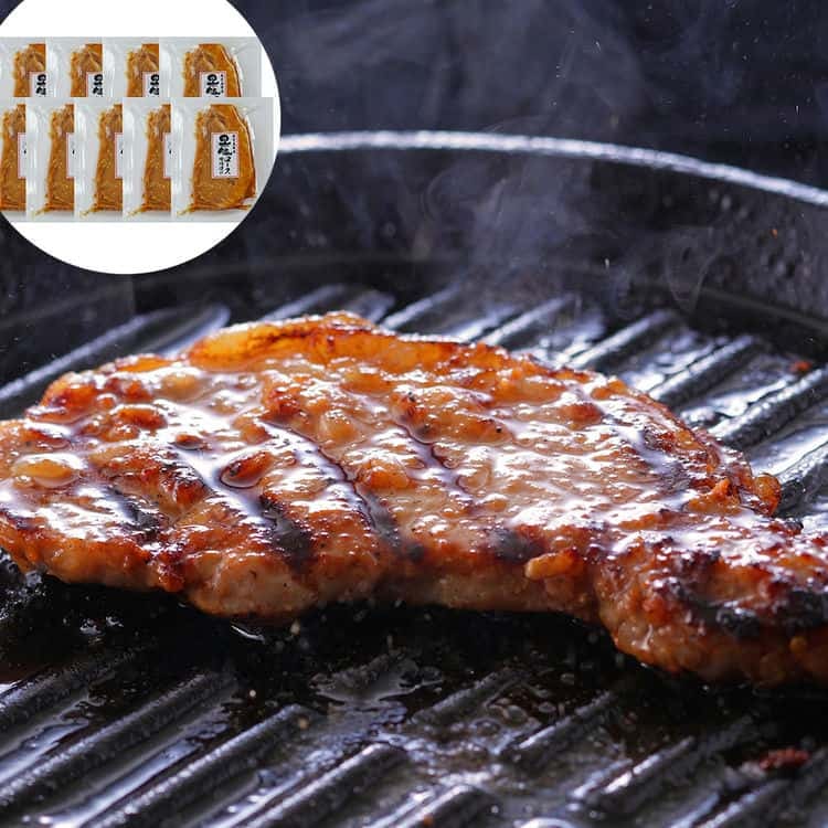 鹿児島県産 黒豚使用 ロース味噌漬 (個包装)110g9 離島は配送不可 930081 お歳暮 お中元 お土産 ご進物 ギフト 贈り物に最適